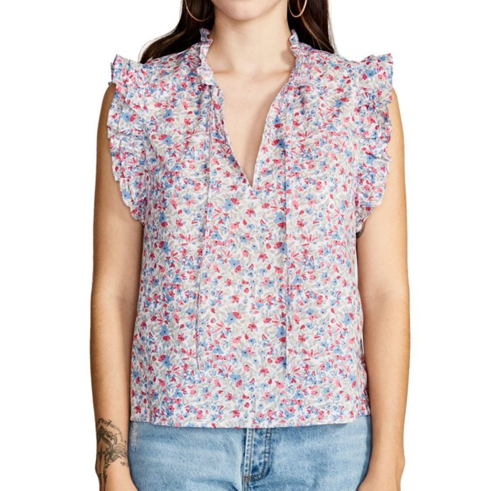 Bb Dakota Steve Madden Ditsy floral Tank top shirt new